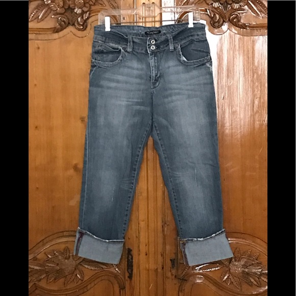 Ralph Lauren Polo Cropped Distressed Jeans - Picture 1 of 7